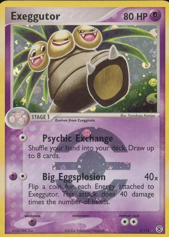 2004 EX: FireRed & LeafGreen #005/112 Reverse Holo