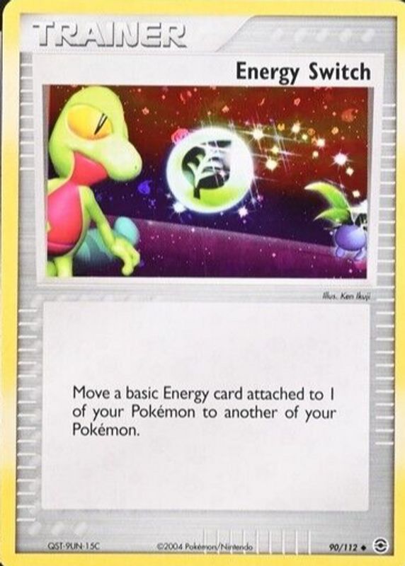 Energy Switch 2004 EX: FireRed & LeafGreen #090/112 Reverse Holo PSA 10