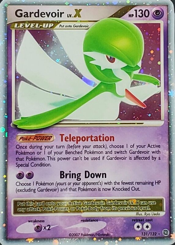 Gardevoir LV.X 2007 Diamond & Pearl: Secret Wonders #131/132 Holo CGC 10