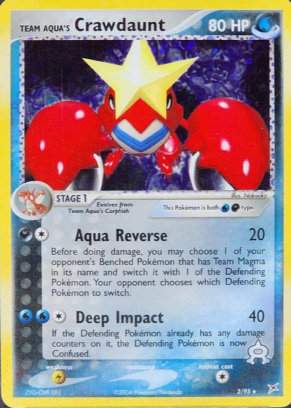 2004 EX: Team Magma vs Team Aqua #02/95 Holo