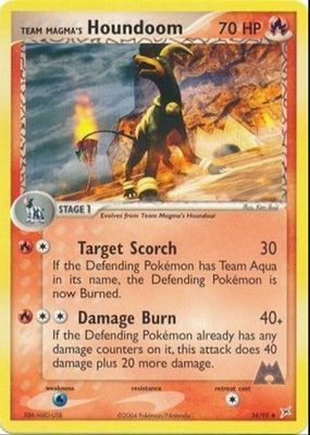 2004 EX: Team Magma vs Team Aqua #34/95 Base