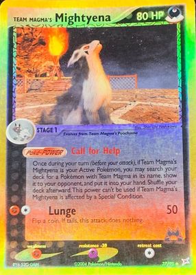 2004 EX: Team Magma vs Team Aqua #37/95 Reverse Holo