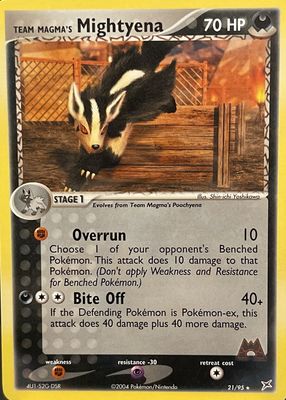 2004 EX: Team Magma vs Team Aqua #21/95 Base