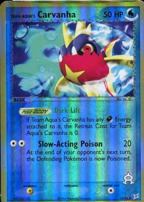 2004 EX: Team Magma vs Team Aqua #25/95 Reverse Holo