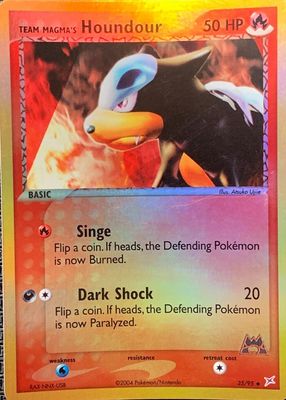 2004 EX: Team Magma vs Team Aqua #35/95 Reverse Holo