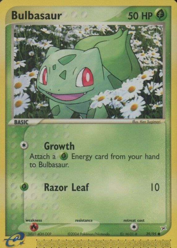 Bulbasaur 2004 EX: Team Magma vs Team Aqua #39/95 Base PSA 10