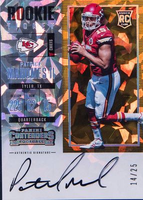 2017 Contenders #303 Rookie Ticket Auto - Cracked Ice Ticket /25