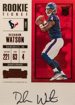 2017 Contenders #302 Rookie Ticket Auto - Red Zone Ticket