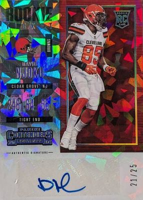 2017 Contenders #114 Rookie Ticket Auto - Cracked Ice Ticket /25