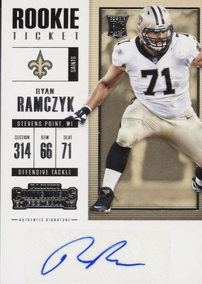 2017 Contenders #207 Rookie Ticket Auto