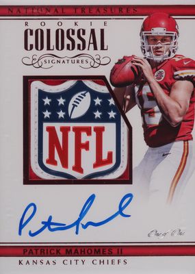 2017 National Treasures #RCS-PM Rookie Colossal Signatures - NFL Shield /1