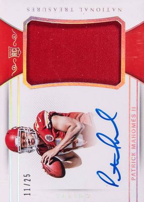 2017 National Treasures #161 Rookie Patch Auto - Holo Silver /25