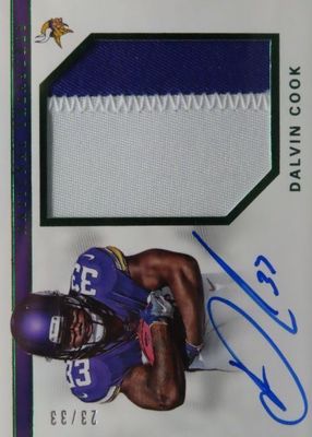 2017 National Treasures #191 Rookie Patch Auto - Green Jersey Number (/33)