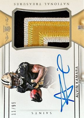 2017 National Treasures #195 Rookie Patch Auto /99