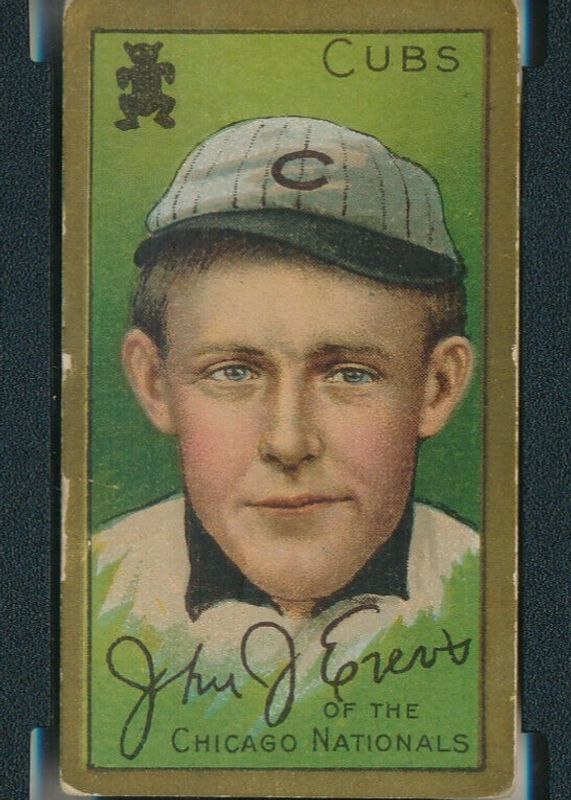 Johnny Evers 1911 T205 Gold Border Base Rookie SGC 6