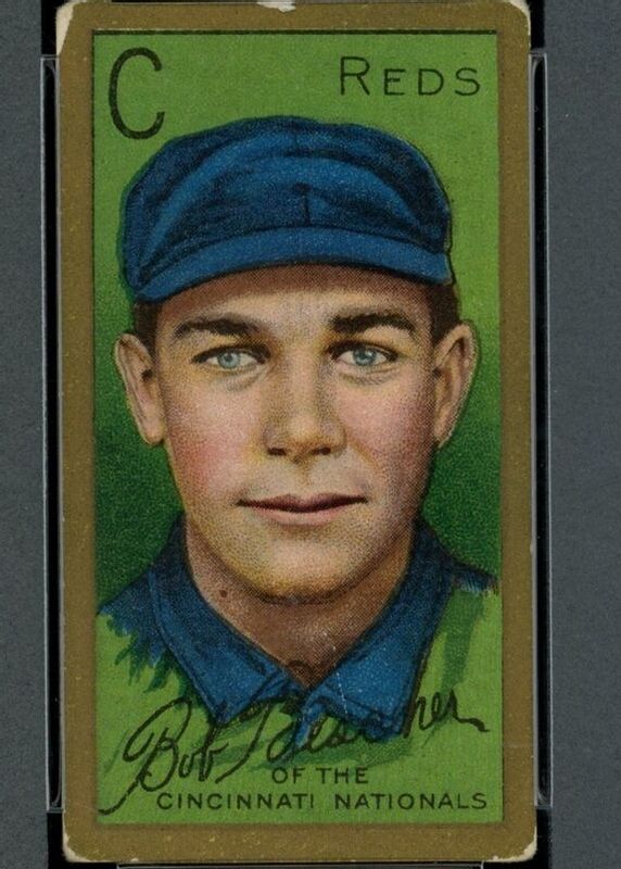 Bob Bescher 1911 T205 Gold Border Base Rookie BVG 3