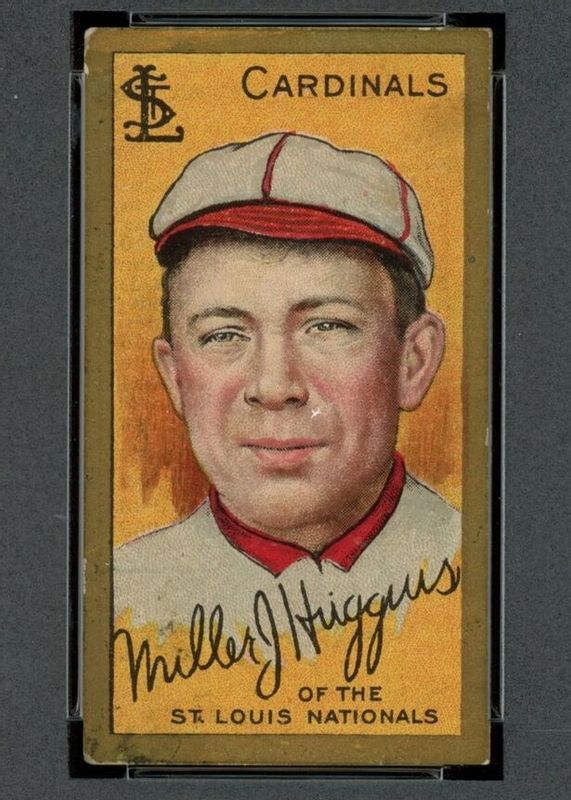 Miller Huggins 1911 T205 Gold Border Base Rookie PSA 3.5