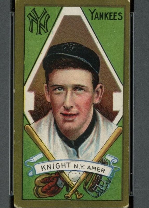 John Knight 1911 T205 Gold Border Base Rookie PSA 4.5