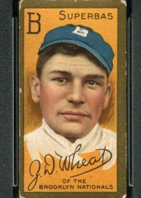 Zack Wheat 1911 T205 Gold Border Base Rookie SGC 5