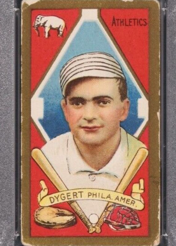 Jimmy Dygert 1911 T205 Gold Border Base Rookie BVG 1.5