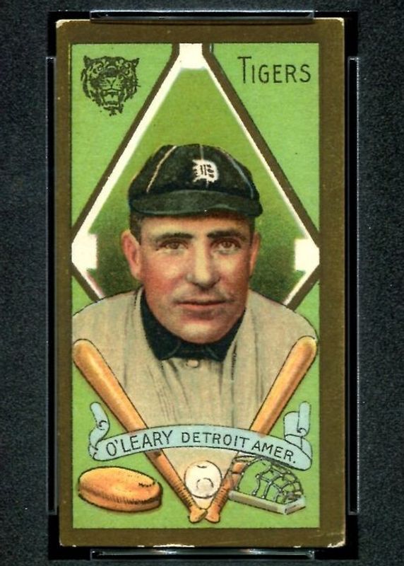 Charley O'Leary 1911 T205 Gold Border Base Rookie PSA 6