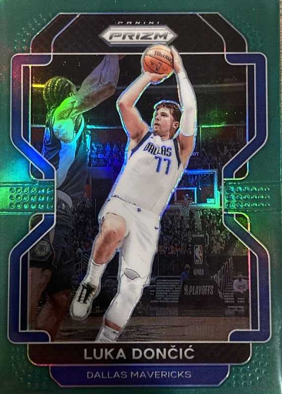 Luka Doncic 2021 Prizm #223 Green PSA 10