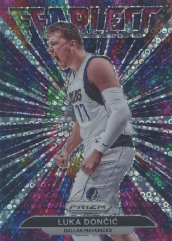 Luka Doncic 2021 Prizm #10 Fearless - Fast Break BGS 9.5