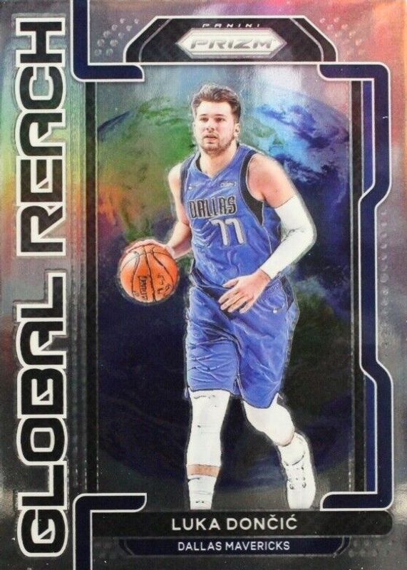 Luka Doncic 2021 Prizm #4 Global Reach PSA 9