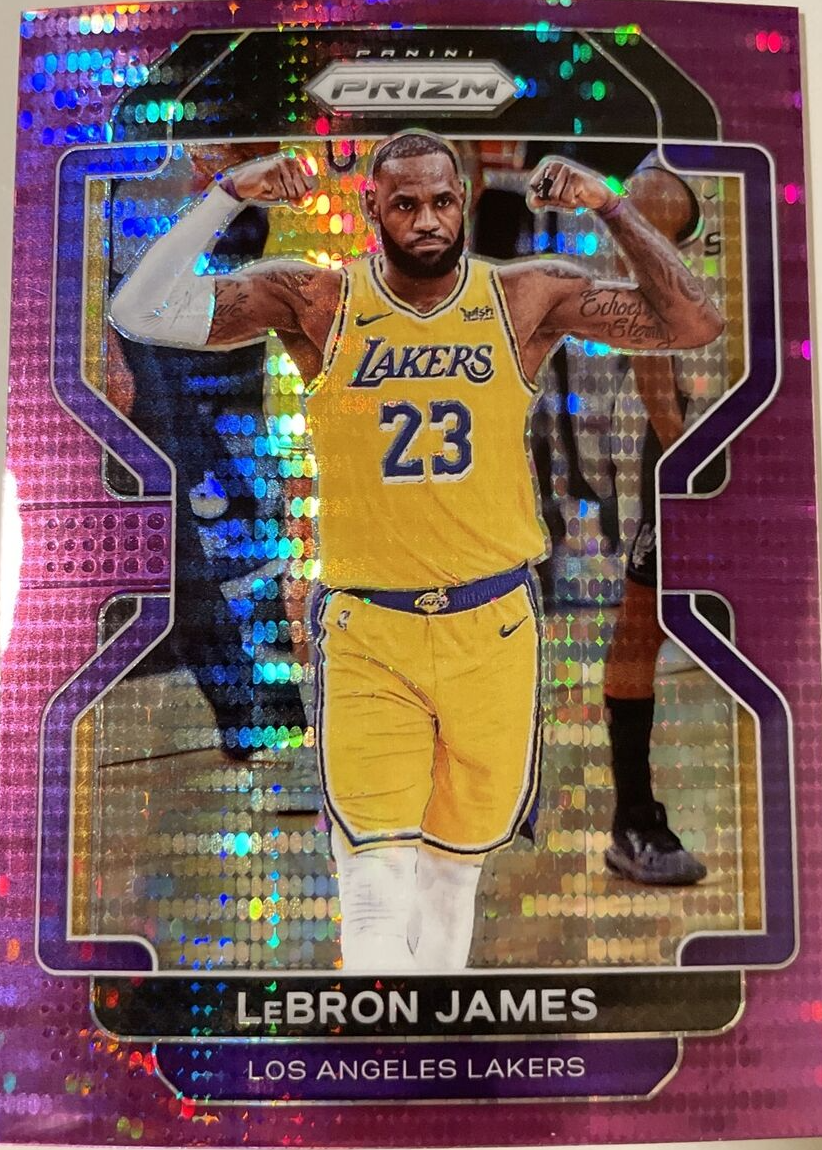 LeBron James 2021 Prizm #91 Purple Pulsar /35 Price Guide - Sports