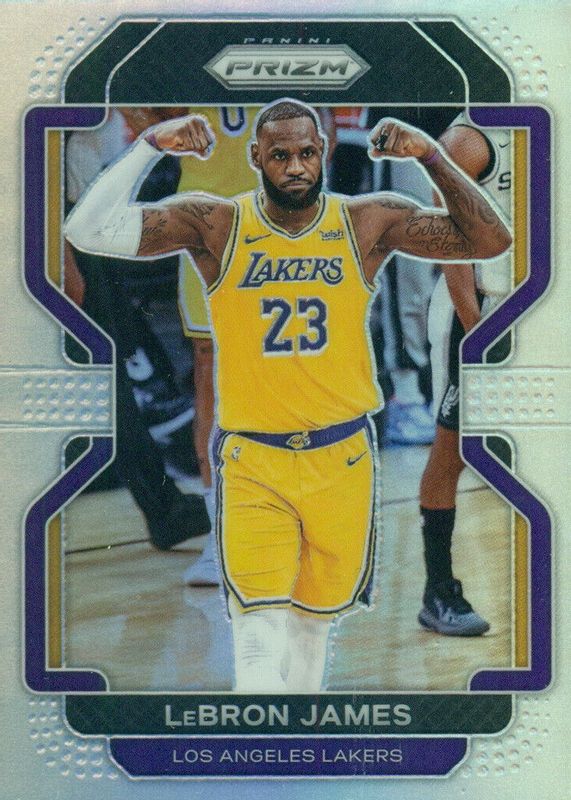 LeBron James 2021 Prizm #91 Silver PSA 9