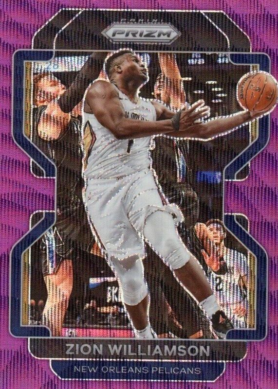 Zion Williamson 2021 Prizm #108 Purple Wave BGS 9.5