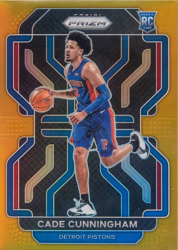 Cade Cunningham 2021 Prizm #282 Gold /10 Rookie SGC 9.5