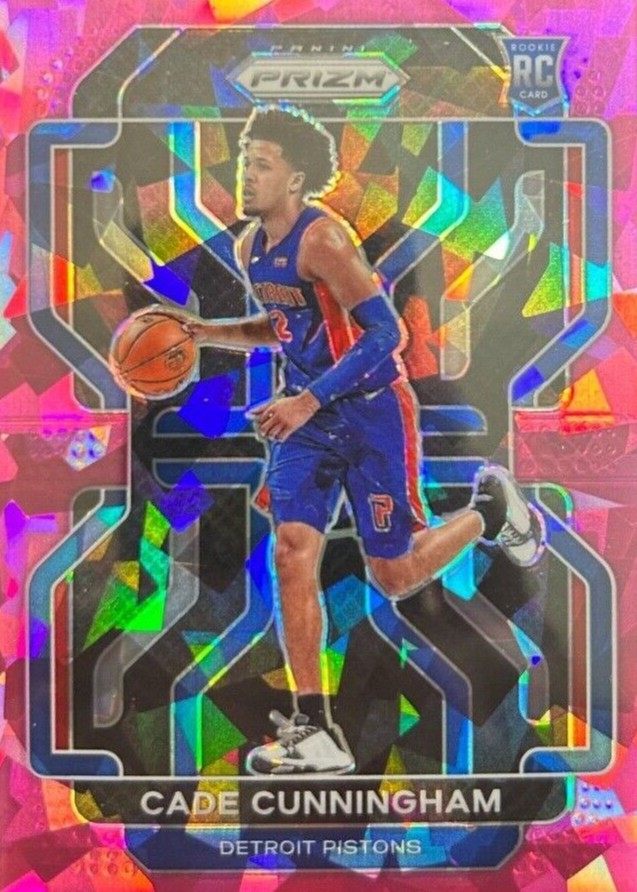  Cade Cunningham Pistons 2021 Panini Prizm Orange Ice Rookie  Card #282 PSA 10 : Collectibles & Fine Art