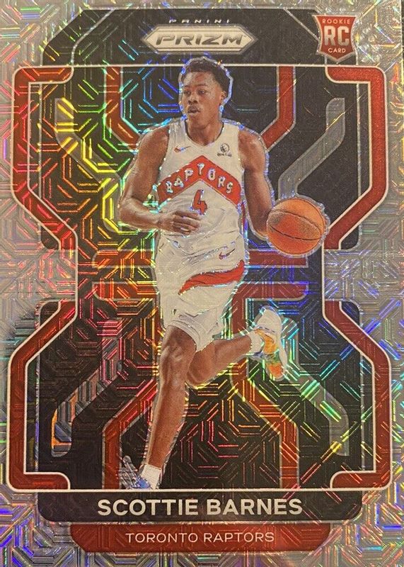 Scottie Barnes 2021 Prizm #320 Mojo /25 Rookie PSA 10