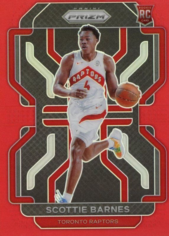 Scottie Barnes 2021 Prizm #320 Red /299 Rookie SGC 10