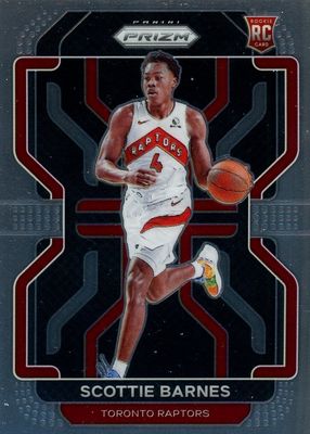 Scottie Barnes 2021 Mosaic #264 NBA Debut - Orange Fluorescent /25 