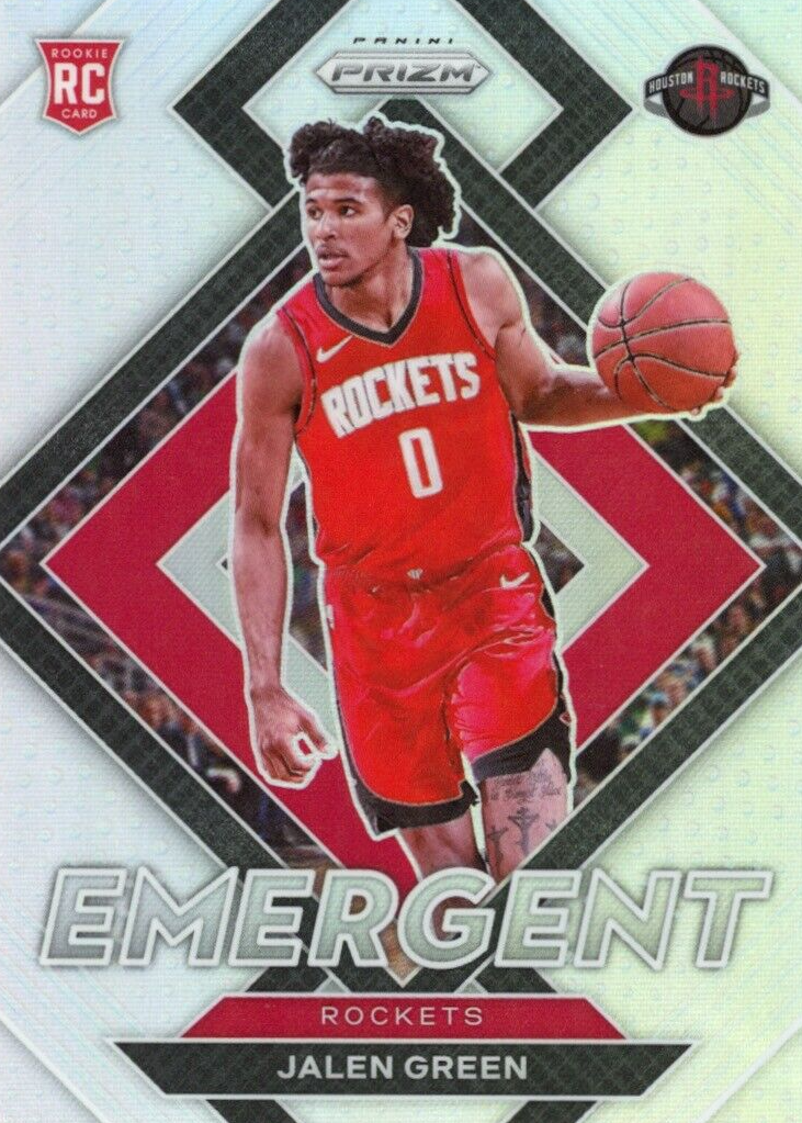 Jalen Green 2021 Prizm #15 Emergent - Silver Price Guide - Sports