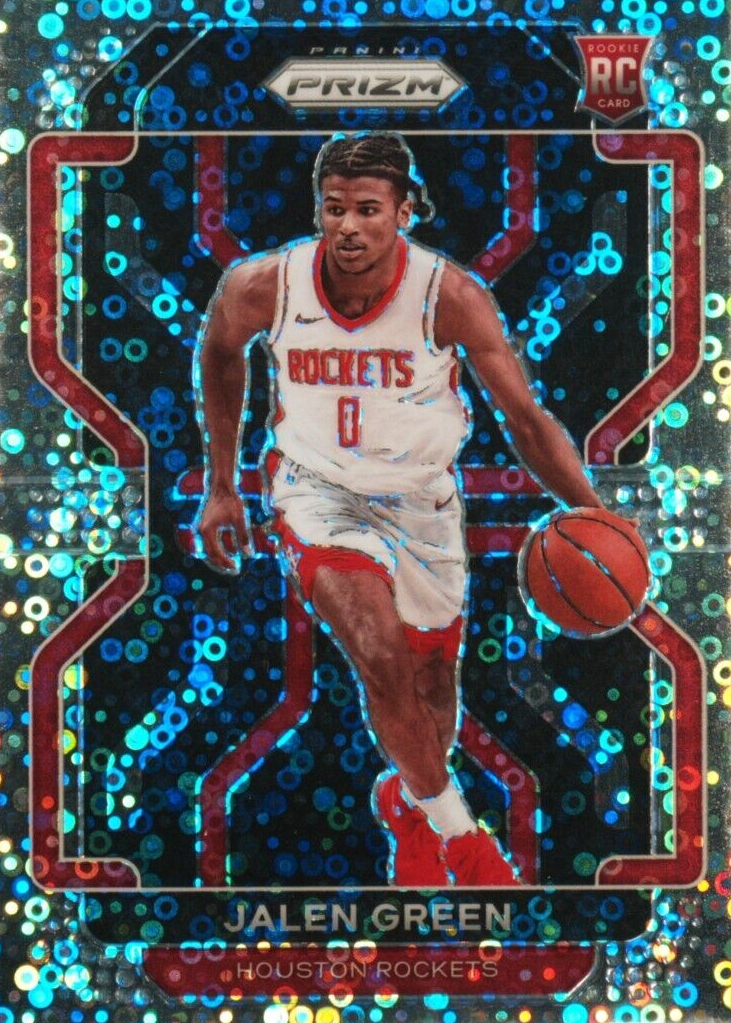 2023-24 Panini Prizm Jalen Green Prizm Break #11 Fastbreak Prizm ...