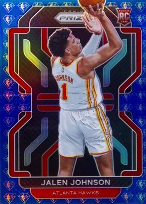 2021 Prizm #305 Blue NBA 75th Anniversary