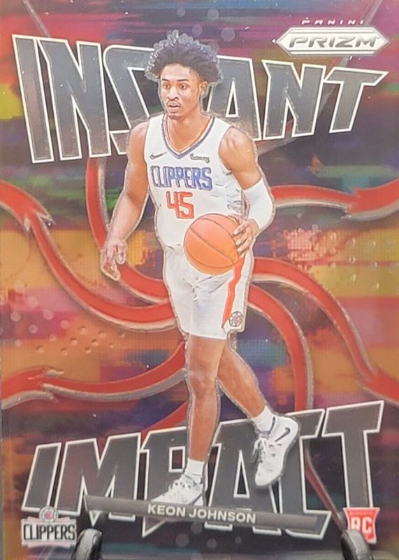 Keon Johnson 2021 Prizm #5 Instant Impact Rookie PSA 10