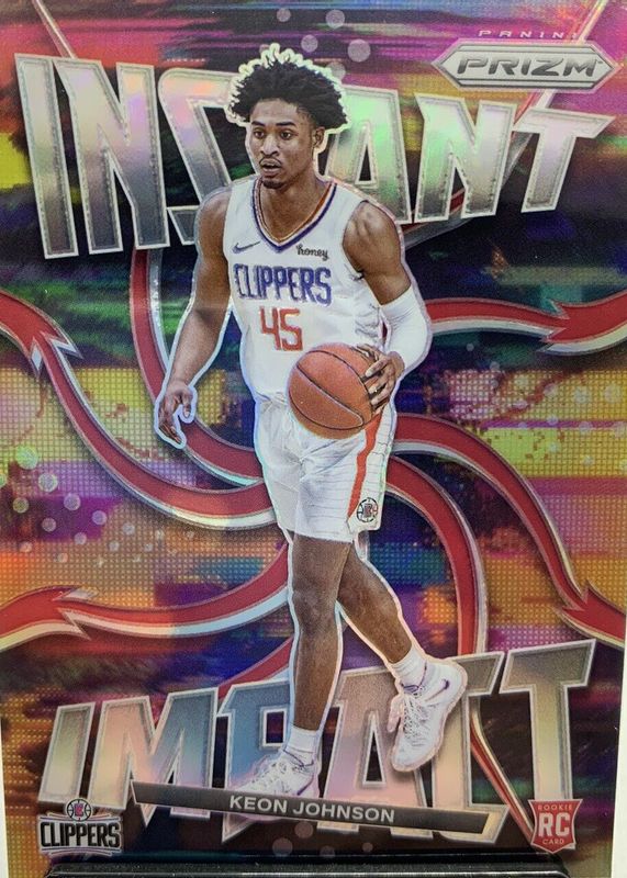 Keon Johnson 2021 Prizm #5 Instant Impact - Silver Rookie PSA 10