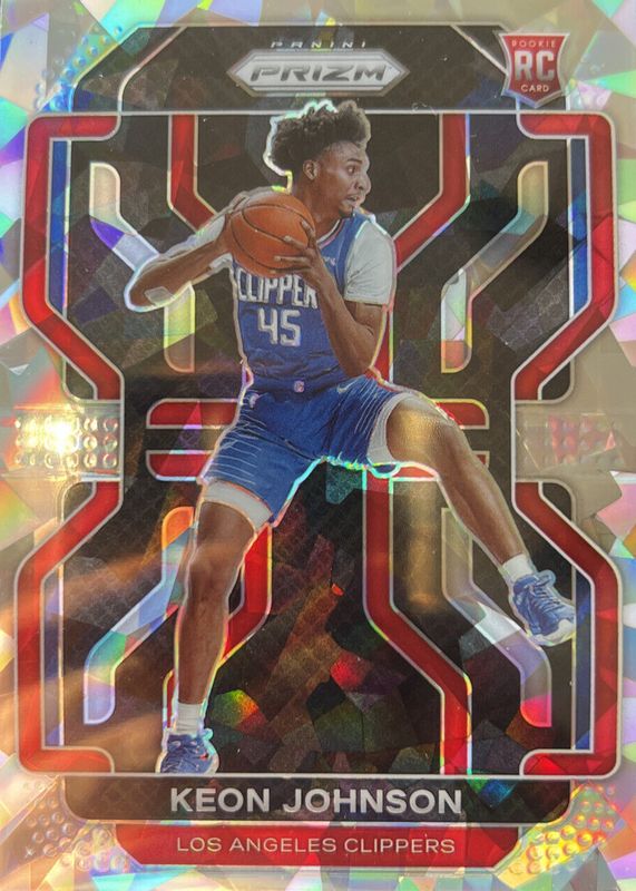 Keon Johnson 2021 Prizm #326 Ice Rookie PSA 10