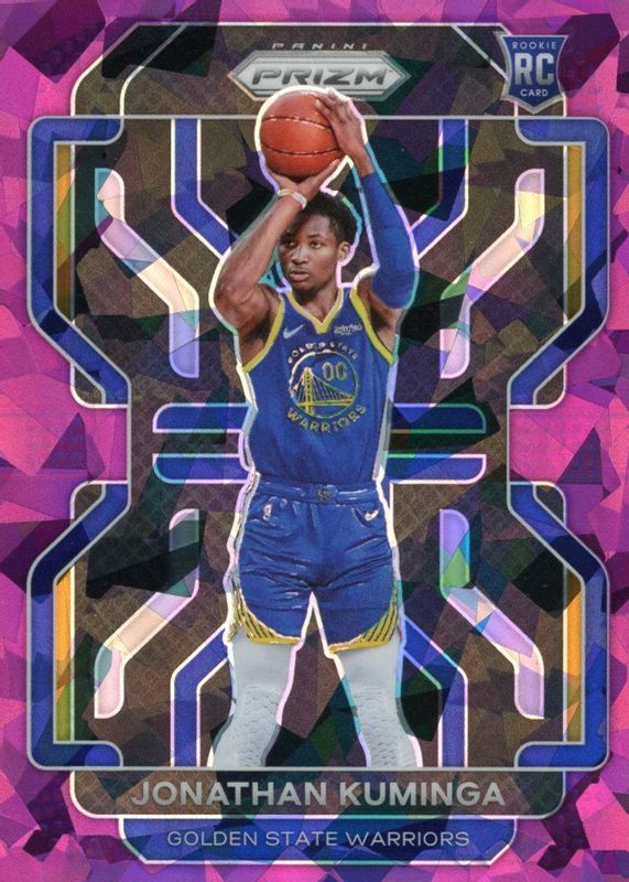 Jonathan Kuminga 2021 Prizm #307 Purple Ice /149 Rookie RAW