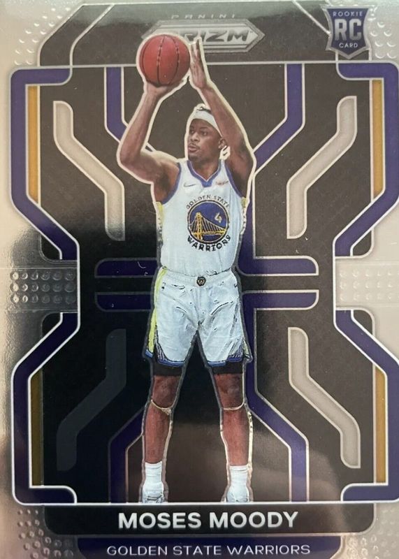 Moses Moody 2021 Prizm #308 Base Rookie SGC 10