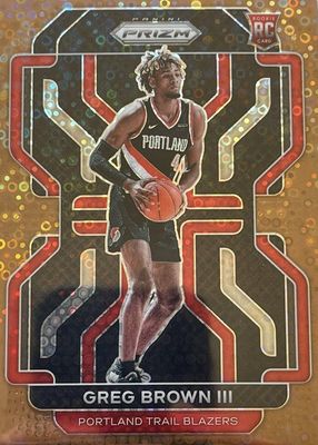 2021 Prizm #291 Fast Break Bronze /20