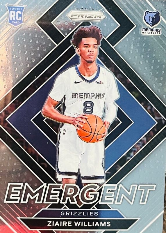 Ziaire Williams 2021 Prizm #20 Emergent Rookie SGC 10