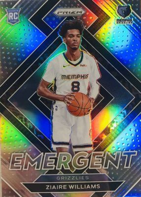 Ziaire Williams 貴重next day RC auto Ziaire Williams 2021 Select #86 Concourse Elephant /(SSP