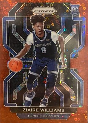 Ziaire Williams 2021 Prizm #313 Orange Wave /60 Price Guide