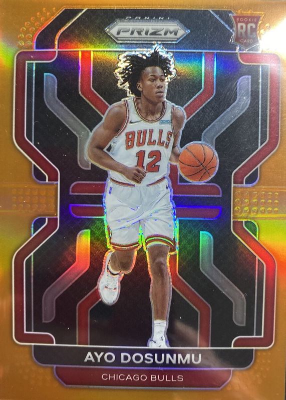 Ayo Dosunmu 2021 Prizm #271 Orange /49 Rookie BGS 9.5