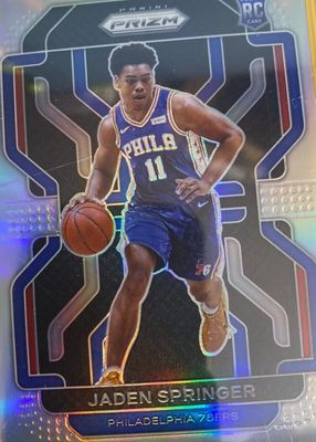 Jaden Springer 2021 Prizm #317 Silver Price Guide - Sports